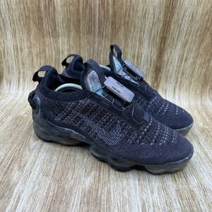 Nike Air VaporMax 2020 Flyknit Women's Size 8.5 Black Shoes Sneakers CJ6741-003